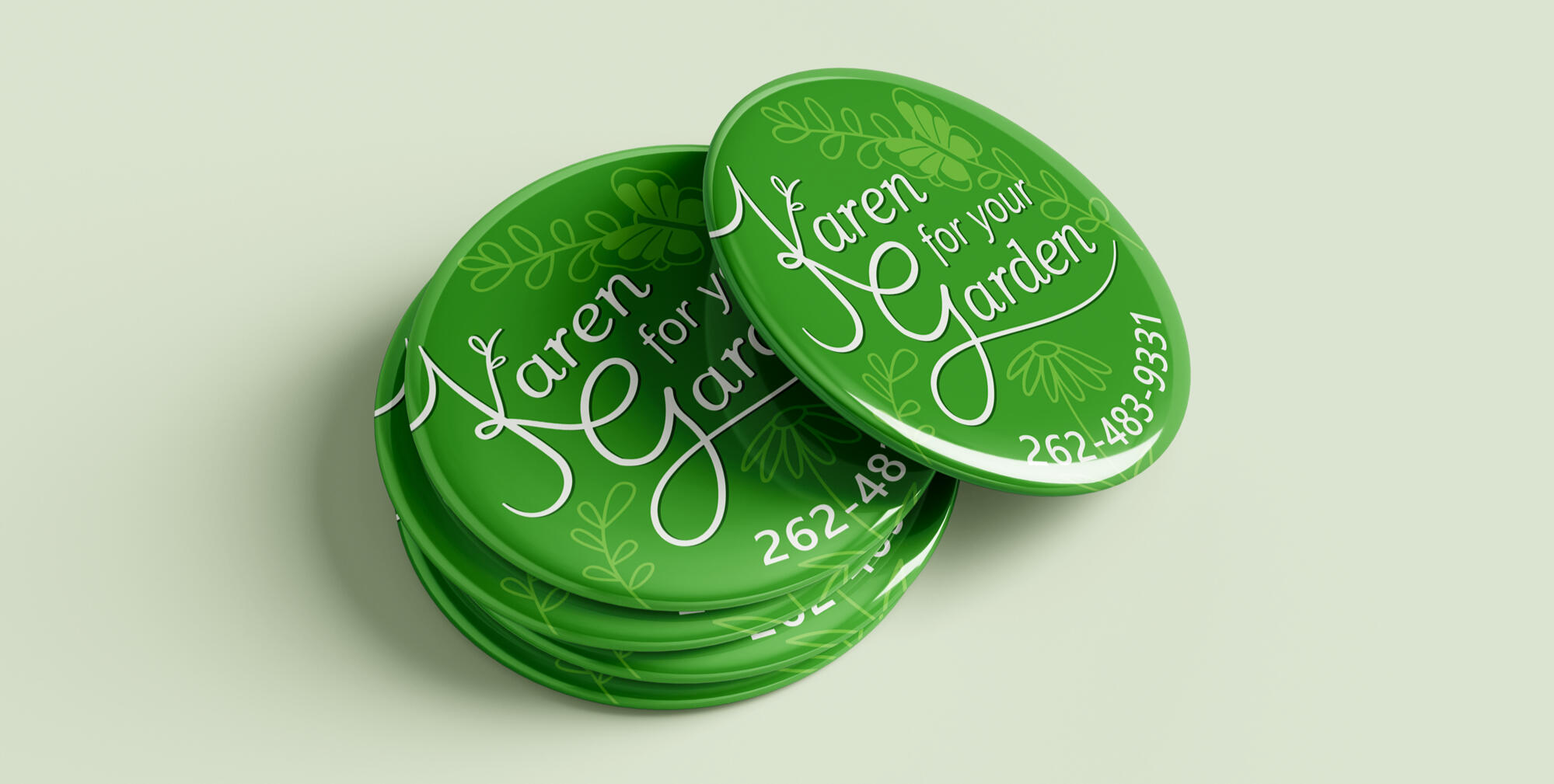 Karen for your Garden - Button Design